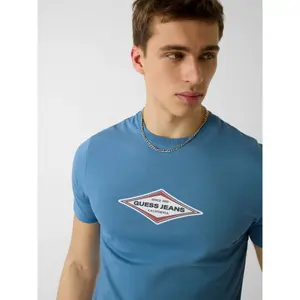 Printed logo T-shirt Guess image-4