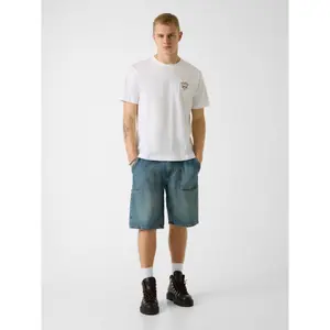 T-shirt with embroidered logo Guess image-2