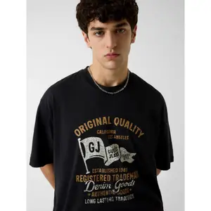 Printed oversized T-shirt Guess image-4