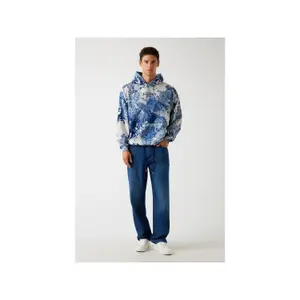 Hooded sweatshirt Guess Allover Print image-2