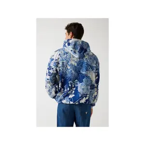 Hooded sweatshirt Guess Allover Print image-3
