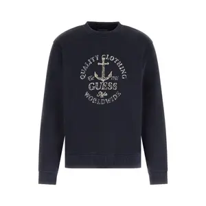 Round neck sweatshirt Guess Washed Logo image-0