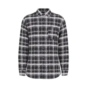 Camisa xadrez de tweed de mangas longas Guess Winston image-0