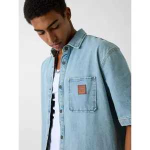 Oversized long-sleeve shirt Guess image-4