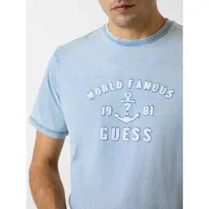 T-shirt with crest Guess image-4