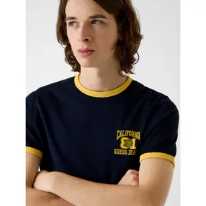 T-shirt Guess Collegiate Ringer image-4