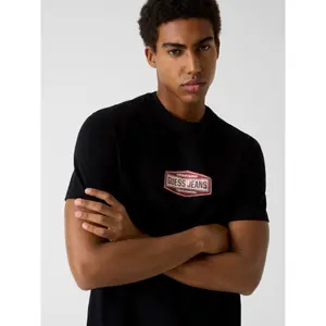 Printed logo t-shirt Guess image-4