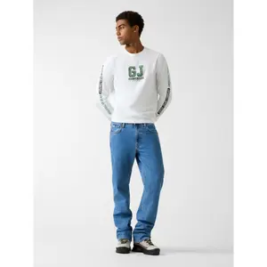 Long sleeve T-shirt with printed logo Guess image-3