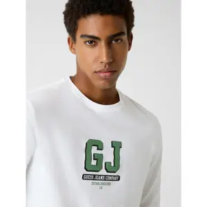 Long sleeve T-shirt with printed logo Guess image-4
