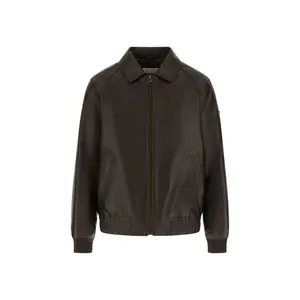 Leather aviator jacket Guess image-0