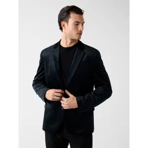 Blazer en velours gaufré Guess Fulham image-1