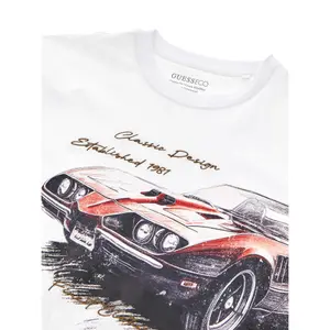 T-shirt Guess Painted Car image-2