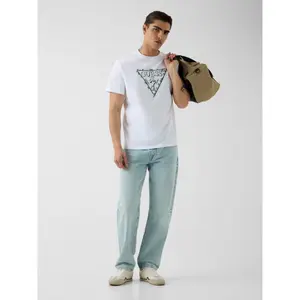 T-shirt Guess Triangle Leaves Embroide image-3
