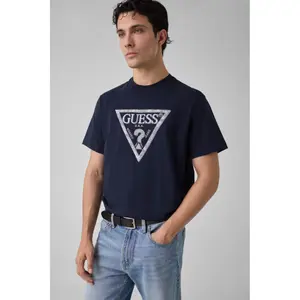 T-shirt Guess Triangle Leaves Embroide image-1