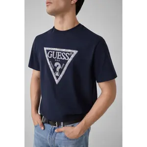 T-shirt Guess Triangle Leaves Embroide image-4