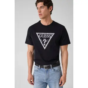 T-shirt Guess Triangle Leaves Embroide image-1