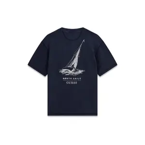 Washed out T-shirt Guess image-1