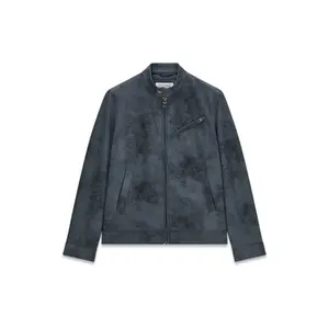 Motorcycle Leather Jacket Guess image-0