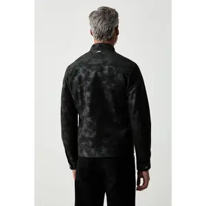 Motorcycle Leather Jacket Guess image-2