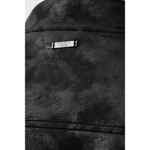 Motorcycle Leather Jacket Guess image-4