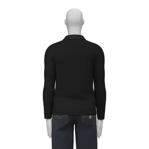 Long sleeve jersey polo Guess Basic image-3
