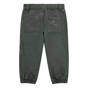 Spodnie dziecięce z twillu Guess GMD Peach image-1