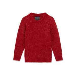Baby boy round neck knitted sweater Guess image-0