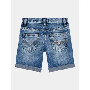 Children's denim and linen shorts Guess image-2