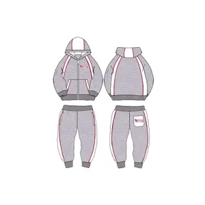 Ensemble sweatshirt à capuche et pantalon bébé garçon Guess image-3