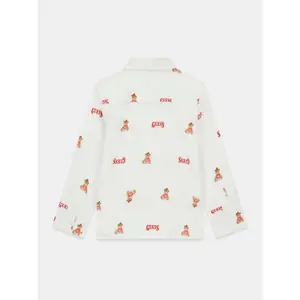 Adjustable Long Sleeve Shirt Baby Boy Guess Oxford image-1