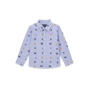 Adjustable Long Sleeve Shirt Child Guess Oxford