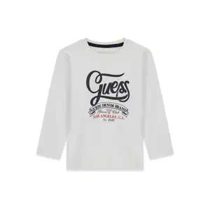 Long Sleeve T-Shirt Child Guess Logo N6BI02-K5851 image-0