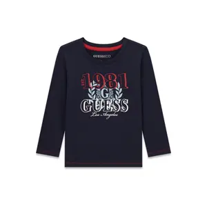 Baby's long sleeve T-shirt Guess Logo N6BI03-K5853 image-0