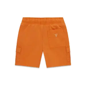 Short cargo in rigid poplin for kids Guess GMD image-3