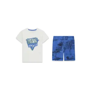 Baby boy t-shirt and shorts set Guess Active image-0