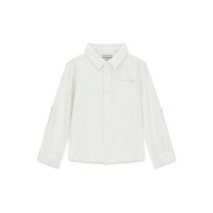 Baby boy long sleeve linen viscose shirt Guess