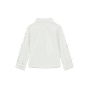 Children's long-sleeved linen viscose shirt Guess image-1