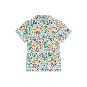 Chemise manches courtes en popeline bébé garçon Guess image-1