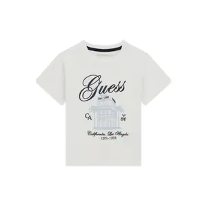 t-shirt με λογότυπο για μωρό αγόρι Guess California L.A image-0