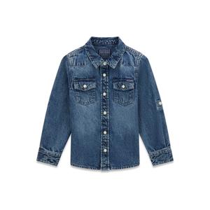 Chemise en jean manches longues bébé garçon Guess Ceremony image-0
