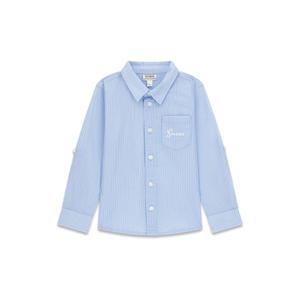 Long sleeve poplin shirt for baby boy Guess Ceremony