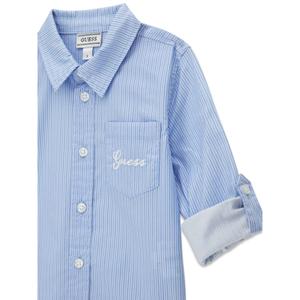 Children's long-sleeved poplin shirt Guess Ceremony image-1