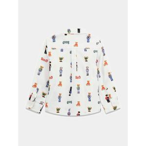 Long-sleeved printed shirt for kids Guess Oxford image-3