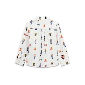 Long-sleeved printed shirt for kids Guess Oxford image-1