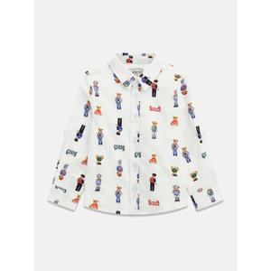 Long-sleeved printed shirt for kids Guess Oxford image-2