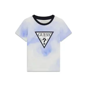 Printed cotton T-shirt for baby boy Guess image-0