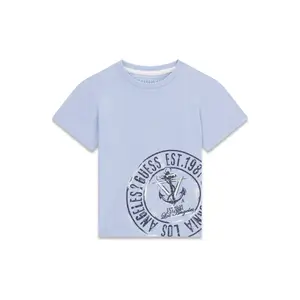 Printed logo T-shirt for baby boy Guess image-0