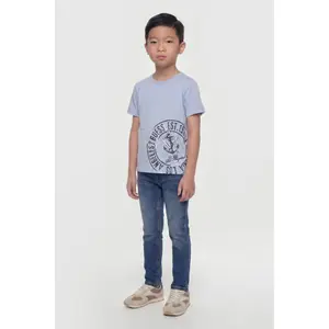 Printed logo T-shirt for baby boy Guess image-3