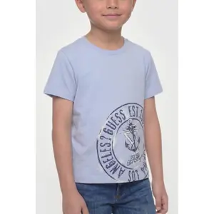 Printed logo T-shirt for baby boy Guess image-4