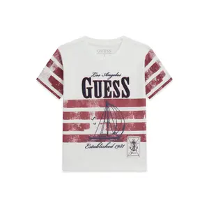 T-shirt impresso menino bebé Guess image-0